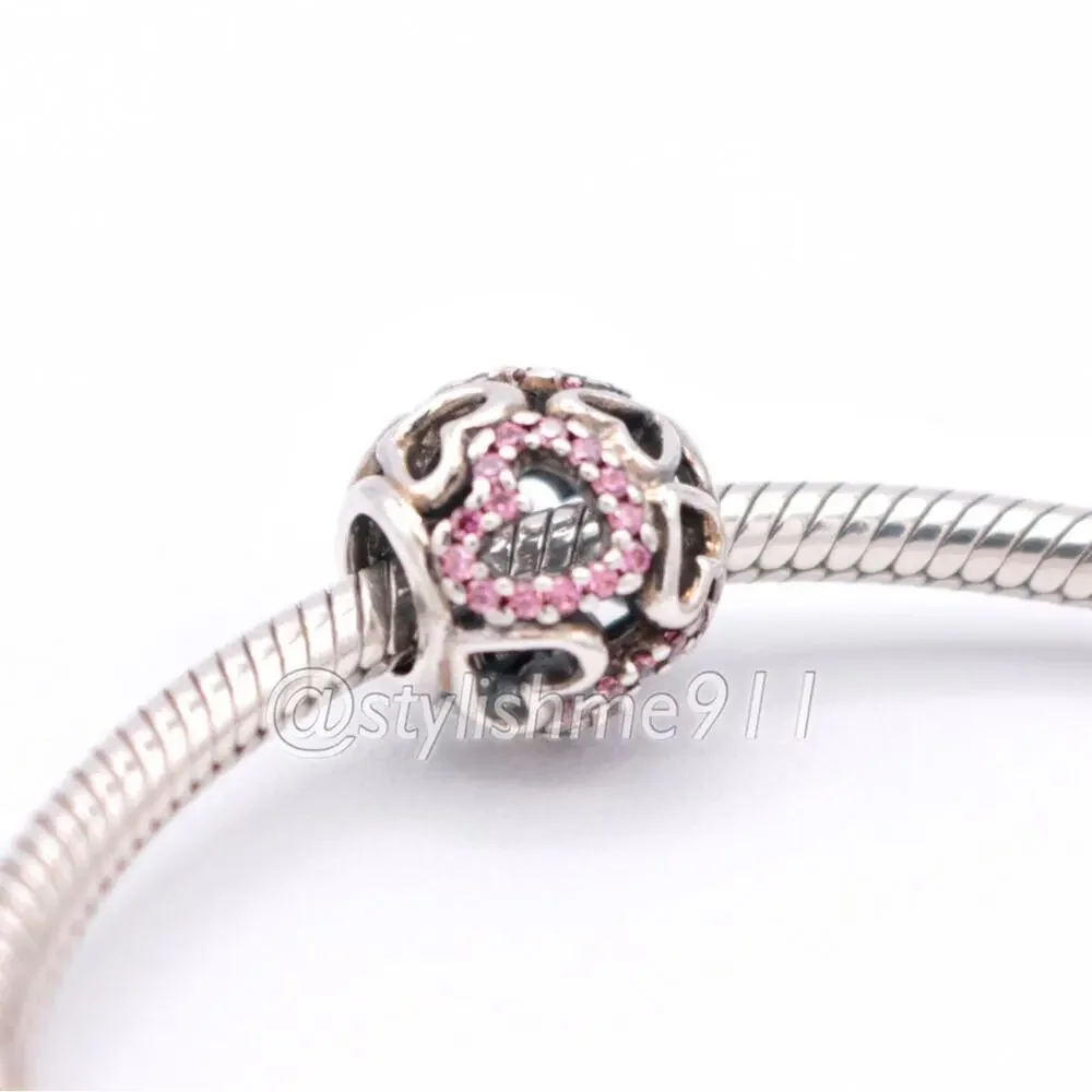 Authentic PANDORA Falling in Love Charm - 791424CZS